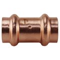 Copper Press By Tmg 1/2 in. 1/2 in. Copper Press x Press Coupling with Dimple Stop XPRC12